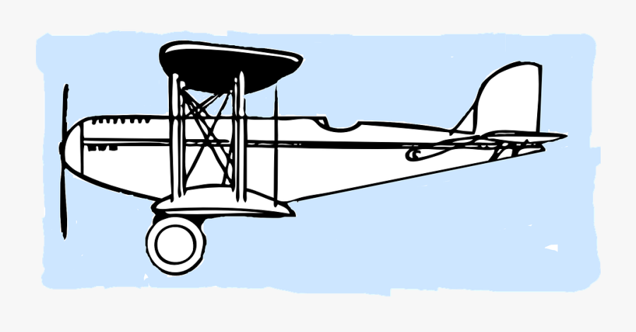 Old Airplane Cliparts - Old Airplanes Side View, Transparent Clipart