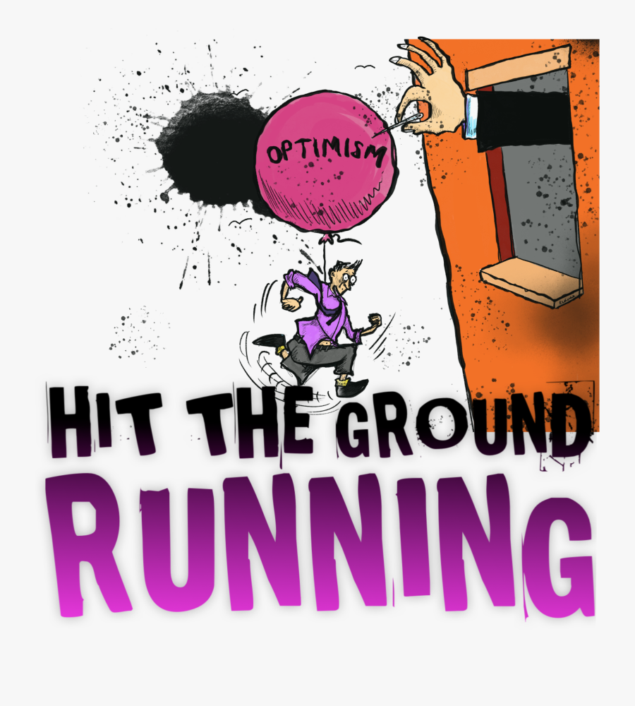 Hit The Ground Running - Poster, Transparent Clipart