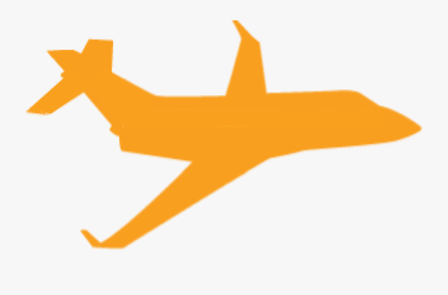 Planeoutline4 - Airplane, Transparent Clipart