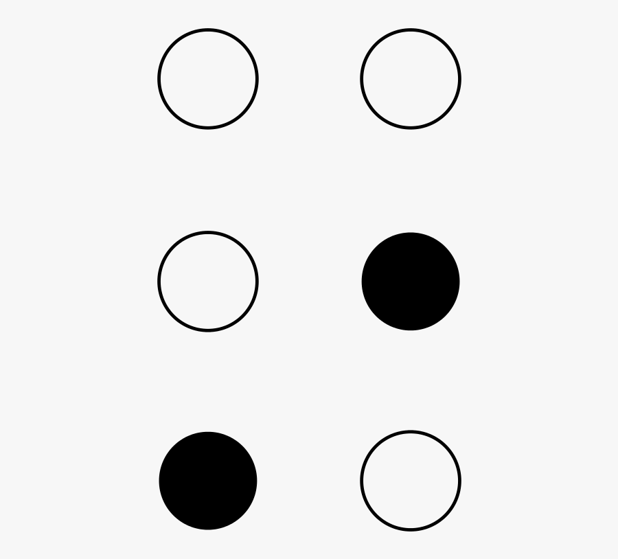 File - Braille Asterisk - Svg - Wikimedia Commons - Circle, Transparent Clipart