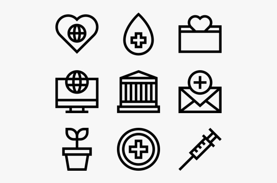 Charity - Fire Extinguisher Icon Line, Transparent Clipart