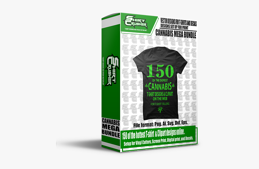 Shirt Crusher Cannabis Mega Bundle - Flyer, Transparent Clipart