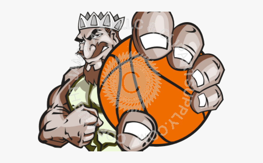 King Holding A Football, Transparent Clipart