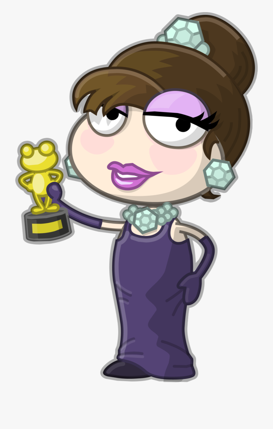 Audreyhepburn - Audrey Hepburn Poptropica, Transparent Clipart