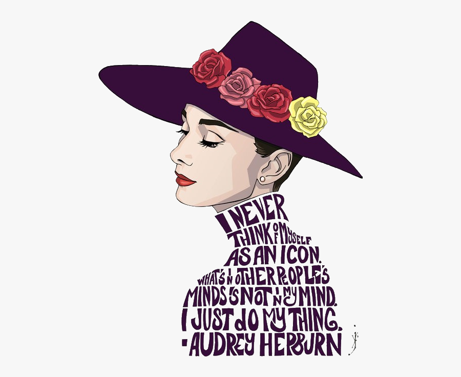 Frases Audrey Hepburn En Ingles, Transparent Clipart