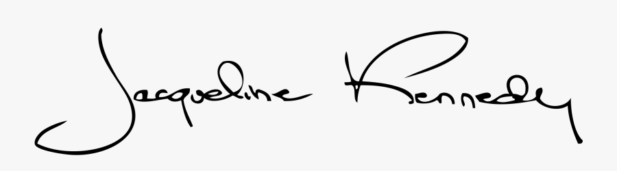 Firma De Jackie Kennedy, Transparent Clipart