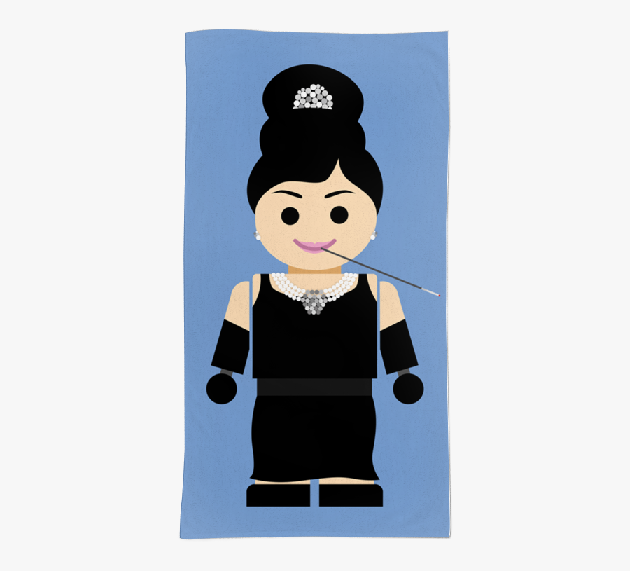 Toalha Toy Audrey Hepburn De Rafael Gomesna - Cartoon, Transparent Clipart