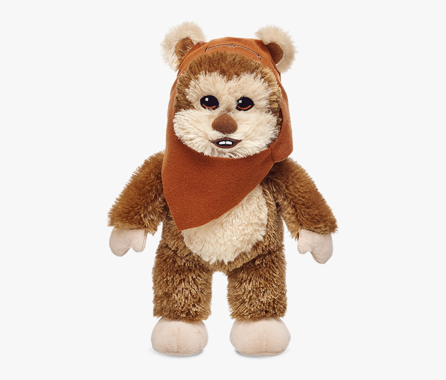 Ewok As A Build-ble Character Tapping Into The Star - Build A Bear Star Wars Ewok, Transparent Clipart