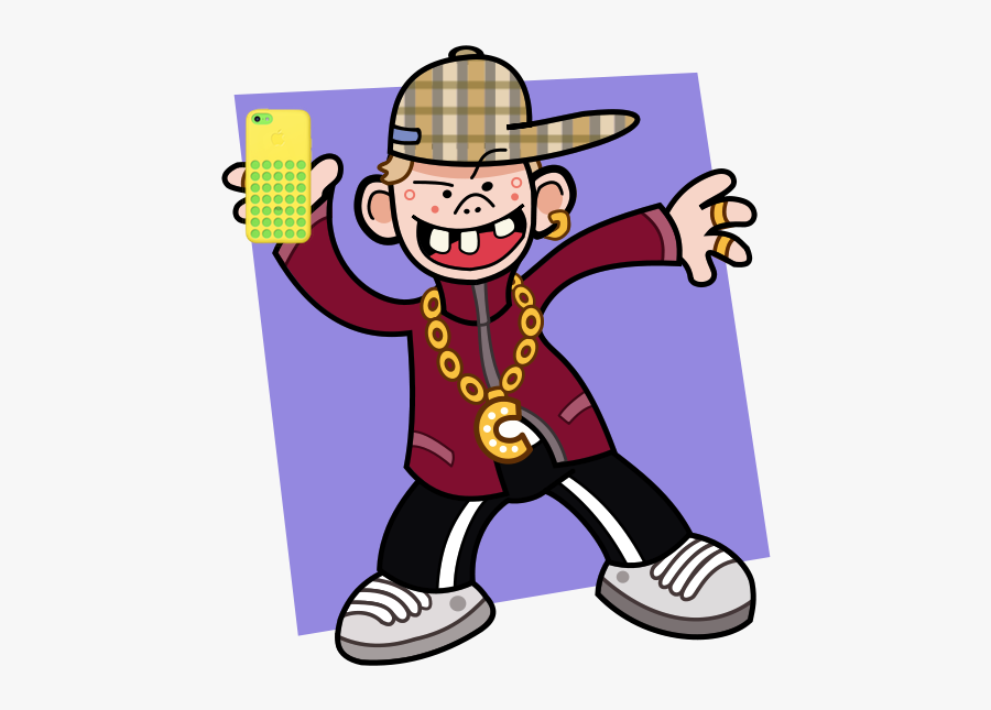Chav Cartoon, Transparent Clipart