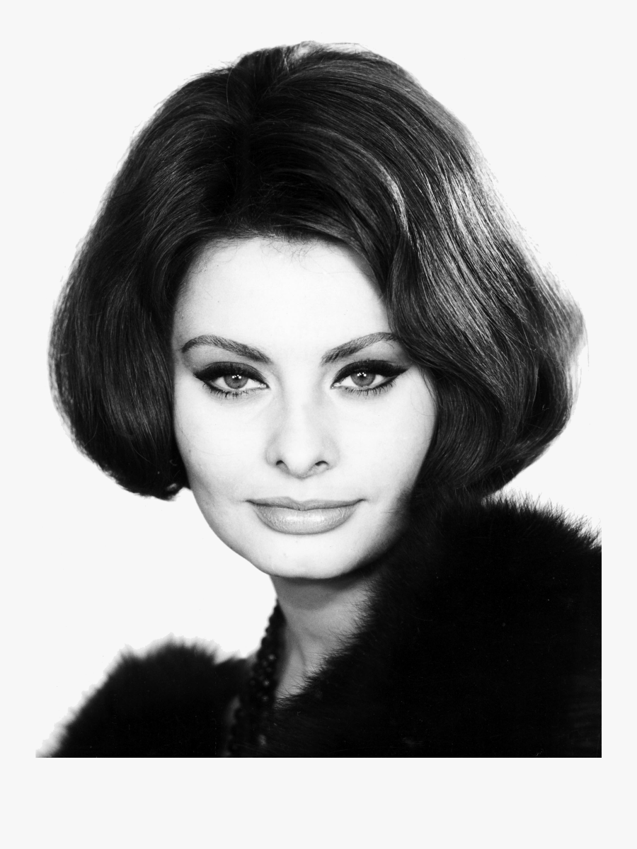 Sophia Loren Face Close Up, Transparent Clipart