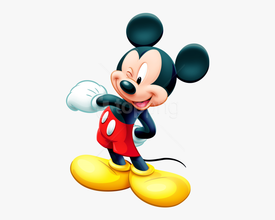 Art,animated Cartoon,fictional - Transparent Background Mickey Mouse Png, Transparent Clipart