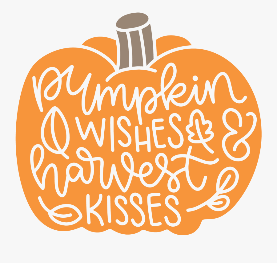 Transparent Pumpkin Monogram Clipart - Illustration, Transparent Clipart