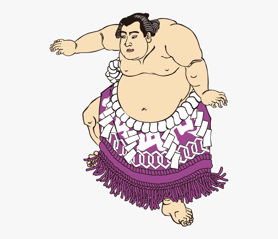 Rikishi - Cartoon, Transparent Clipart