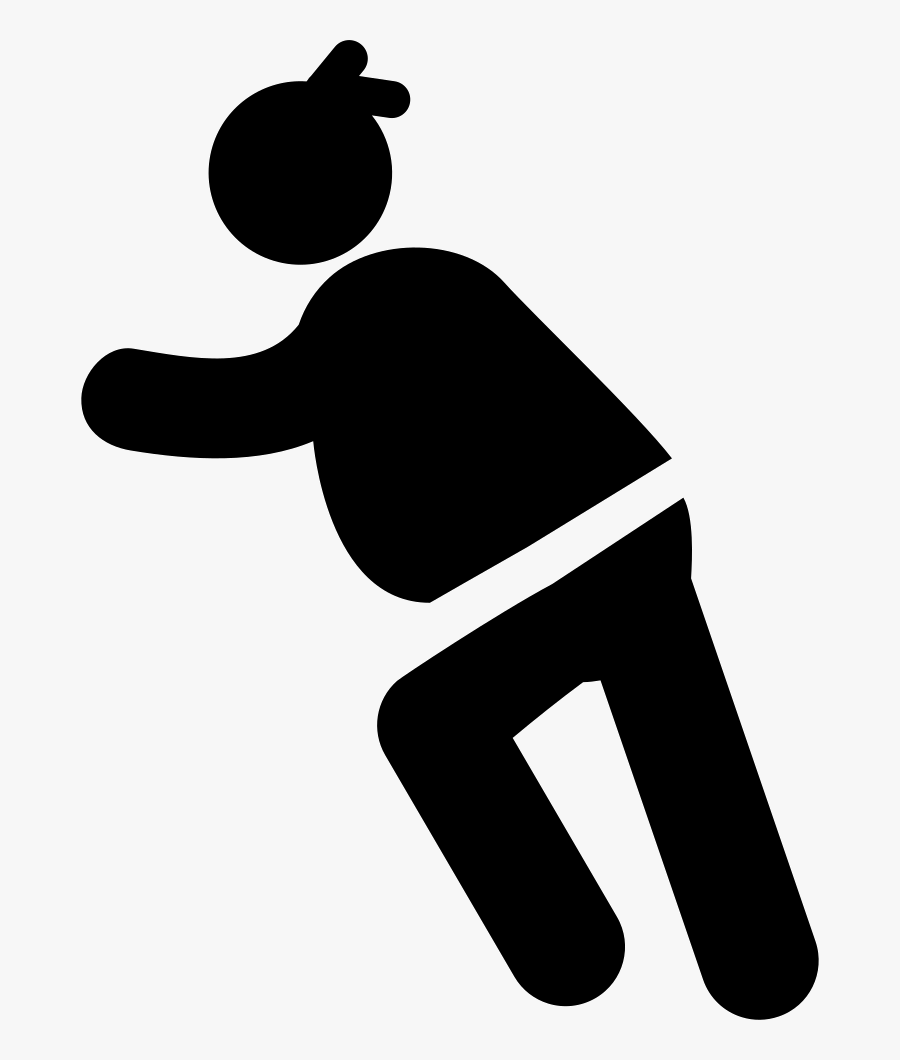 Sumo Wrestler Ready To Fight - Icon, Transparent Clipart