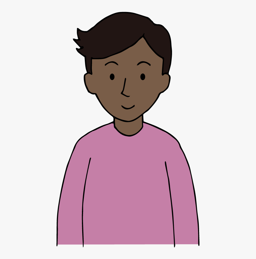 Man Upper Body - Boy, Transparent Clipart