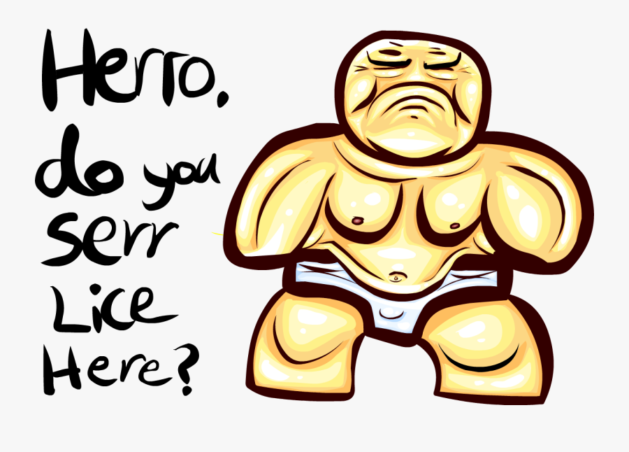 Sumowrestler - Cartoon, Transparent Clipart