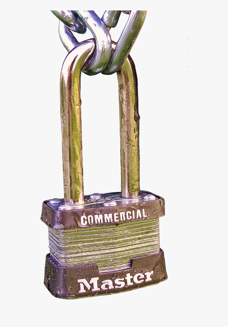 Master Lock Padlock, Transparent Clipart