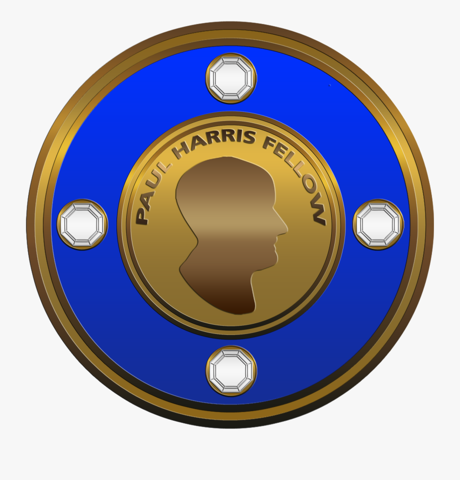 Logo Lingkaran Gold Blue, Transparent Clipart