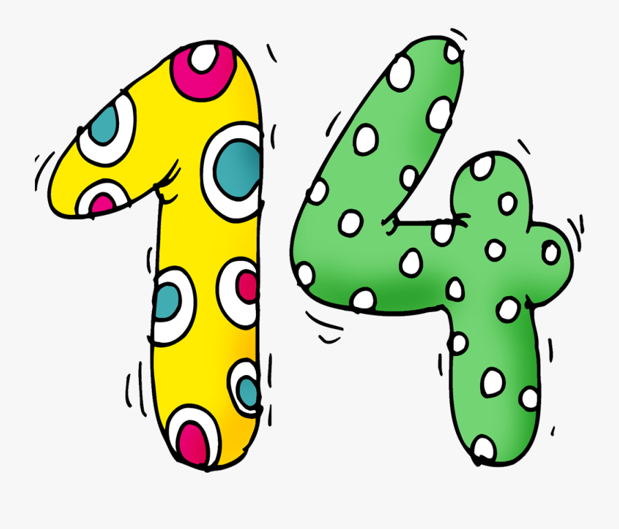 Number 14 Clipart, Transparent Clipart