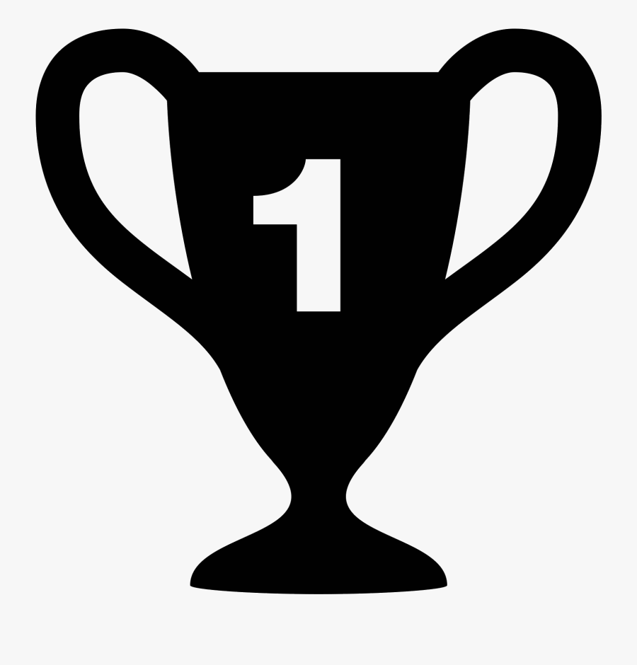 Trophy Icon - Black Trophy Icon, Transparent Clipart