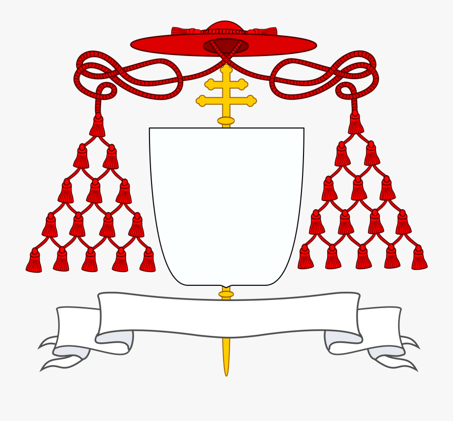 Cardinal Coat Of Arms Template Clipart , Png Download - Archbishop Coat Of Arms, Transparent Clipart