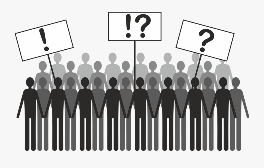 People Rally Png - Huelga Laboral, Transparent Clipart