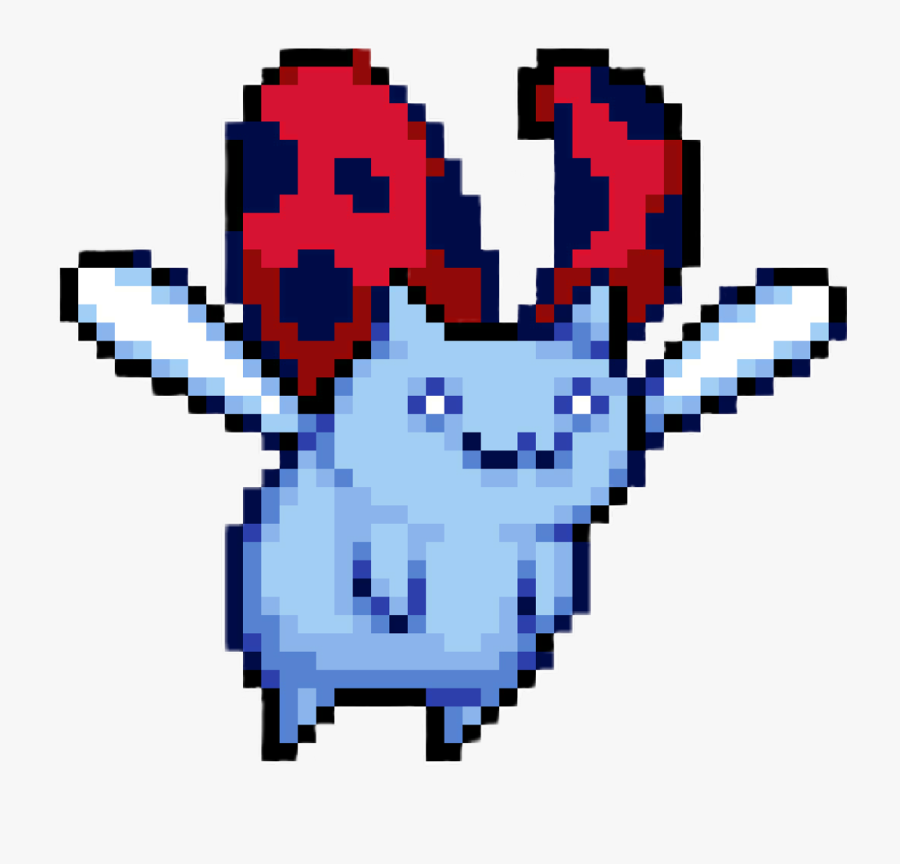 #pixel #pixelart #pixelated #pixels #cat #ladybug #catbug - Pixel Cat Art, Transparent Clipart