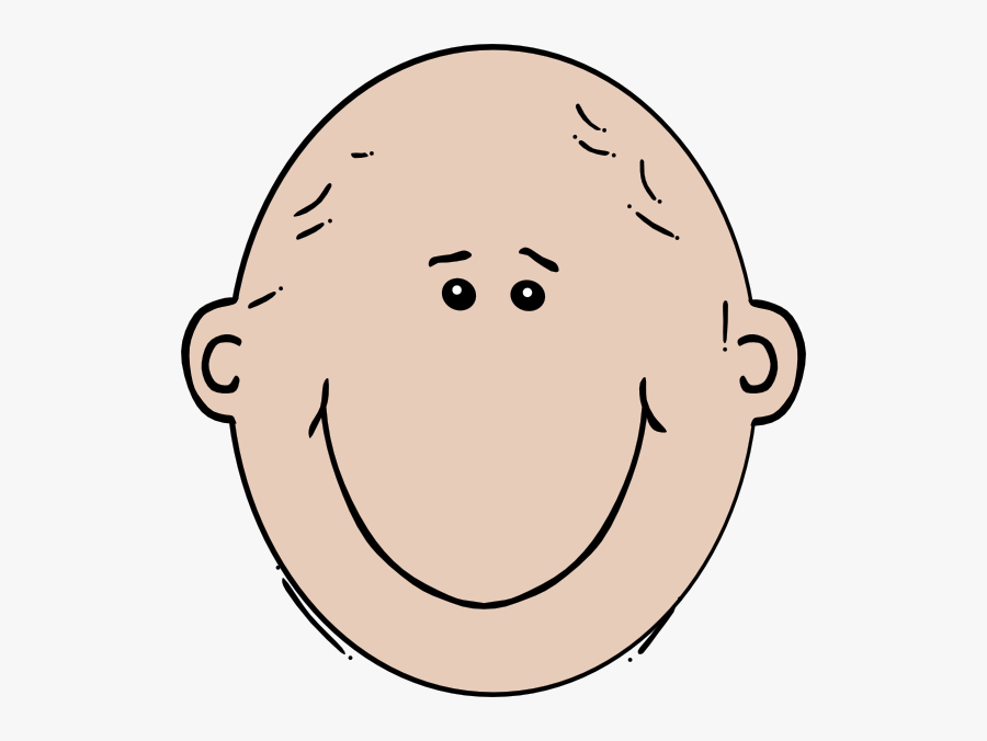 Black And White Bald Heads, Transparent Clipart
