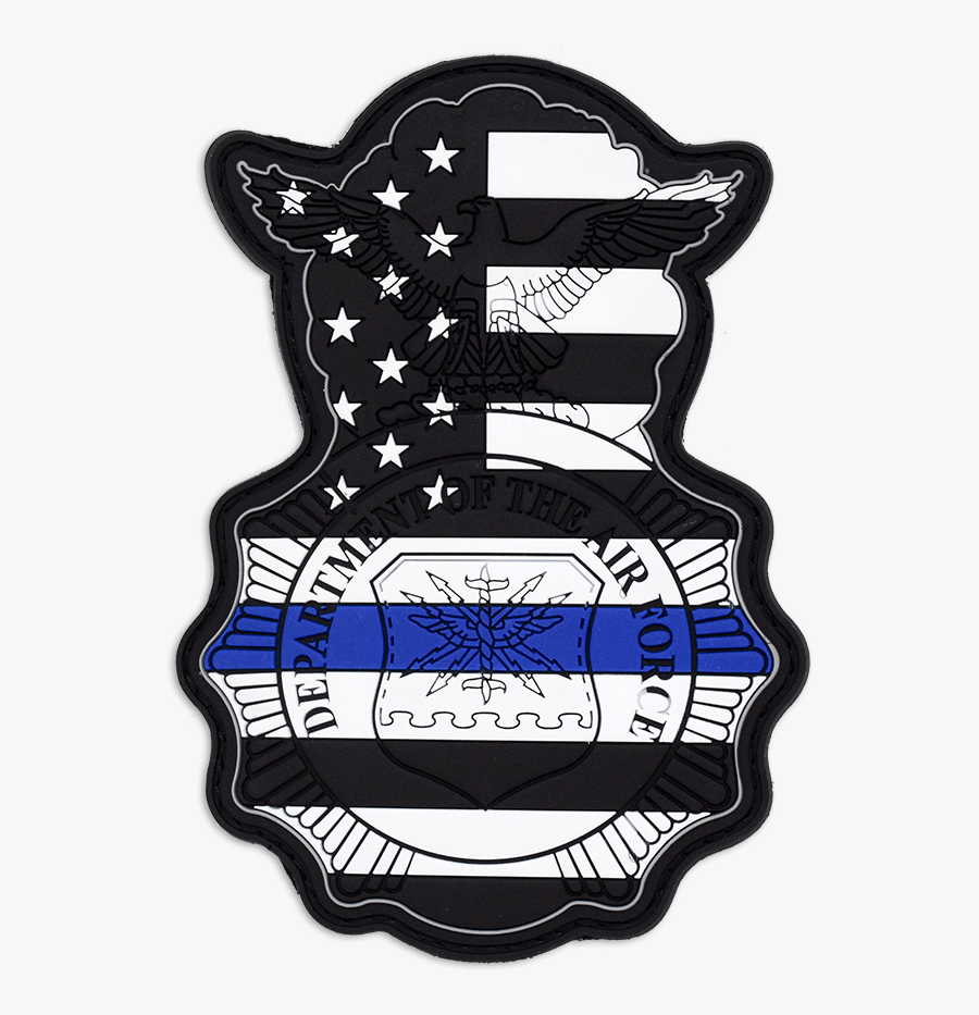 Velcro Security Forces Badge, Transparent Clipart