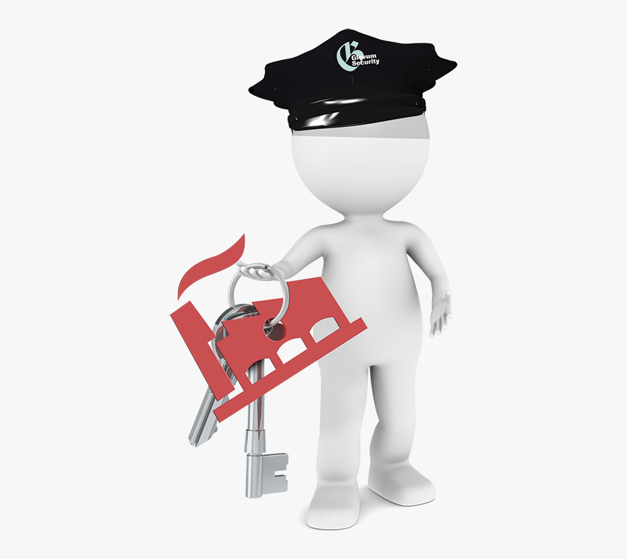 Glevum Security Business Bod - Human 3d Key, Transparent Clipart