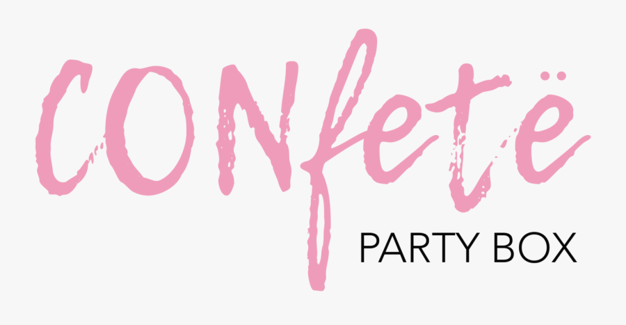 Party Horn Confetti Png - Calligraphy, Transparent Clipart