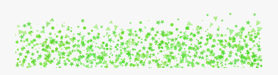Confetti, Birthday Party, Green - Transparent Green Confetti Png, Transparent Clipart