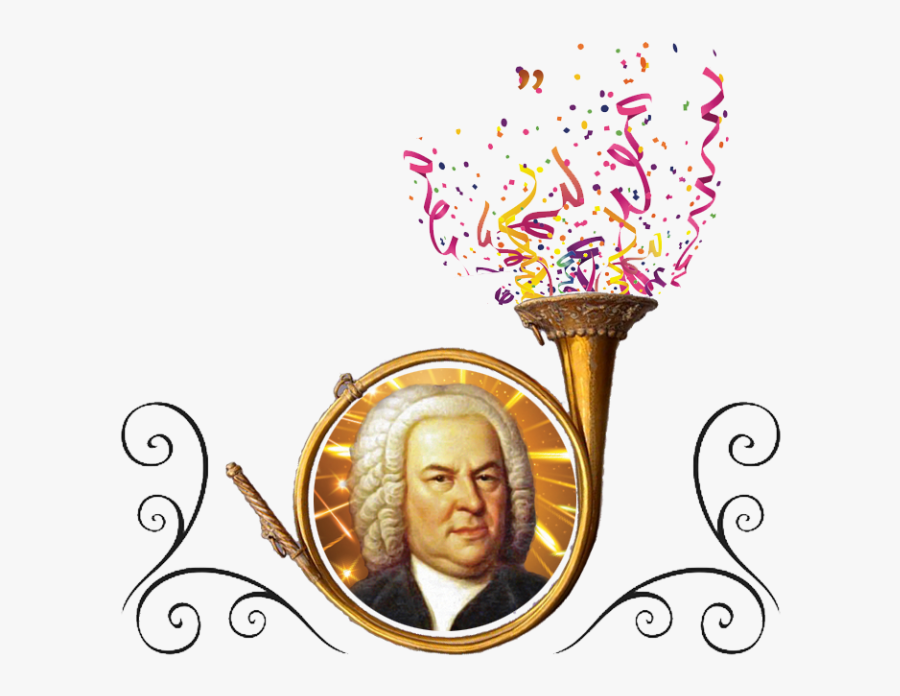 Confetti Clipart Party Horn - Bach's Birthday, Transparent Clipart