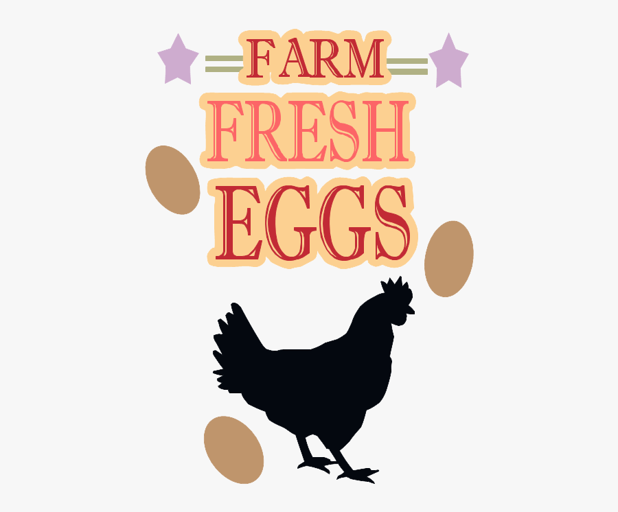Egg Svg Farm Fresh - Rooster, Transparent Clipart