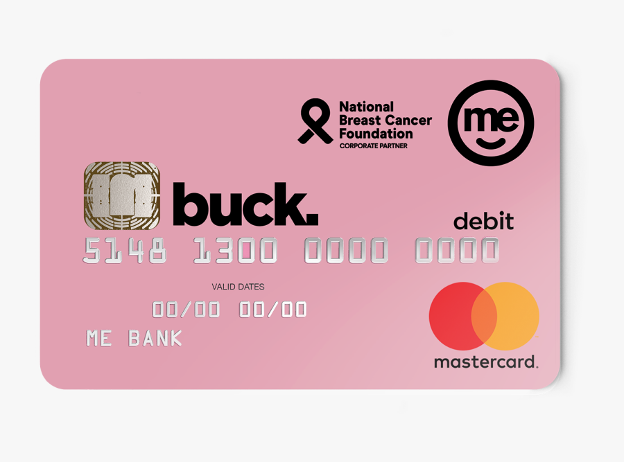 Me Bank Pink Card, Transparent Clipart