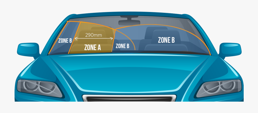 Transparent Damaged Car Png - Crack Windscreen Mot, Transparent Clipart