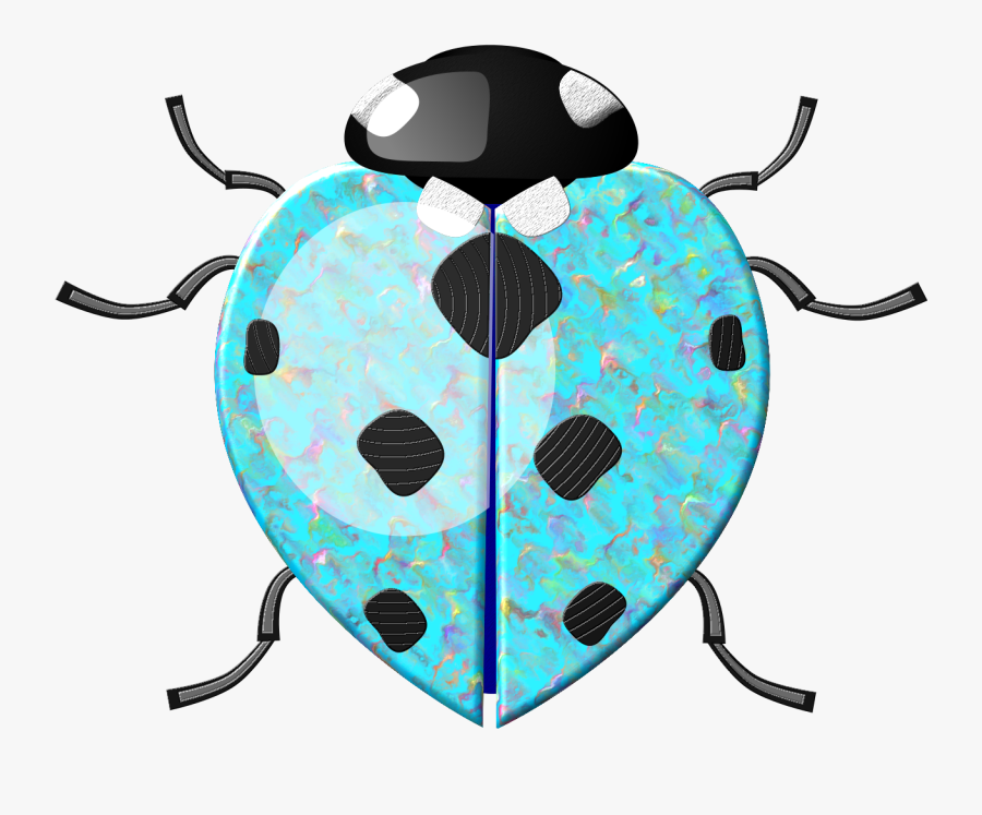 Drawing Bugs Jewel Beetle - Heart Shaped Ladybug, Transparent Clipart