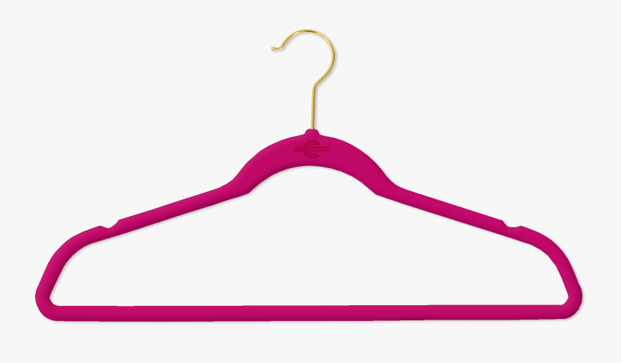 Finger Clip Velvet Hanger - Gold And Black Hangers, Transparent Clipart