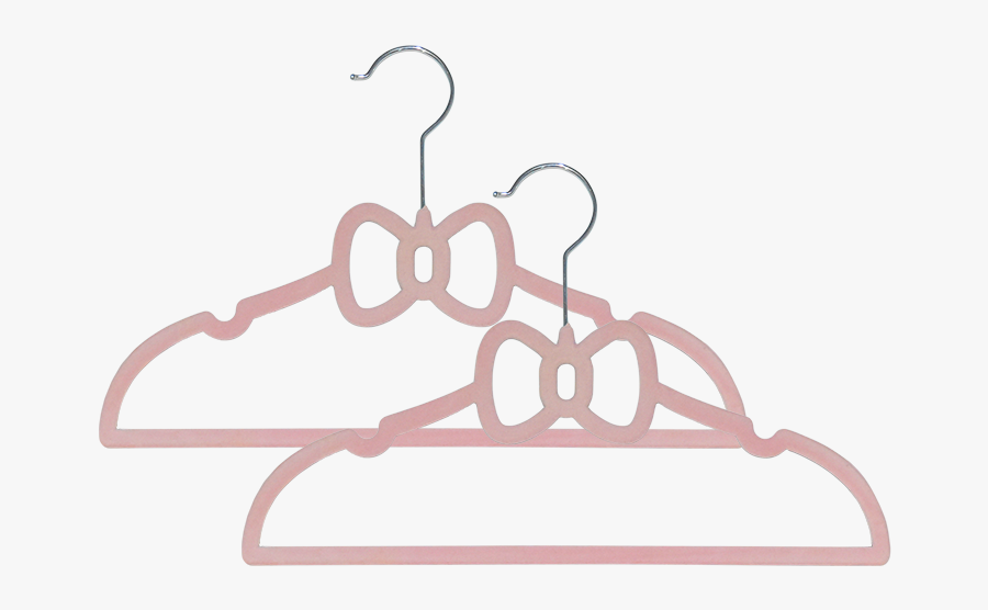 Hangers Velvet Bow, Transparent Clipart