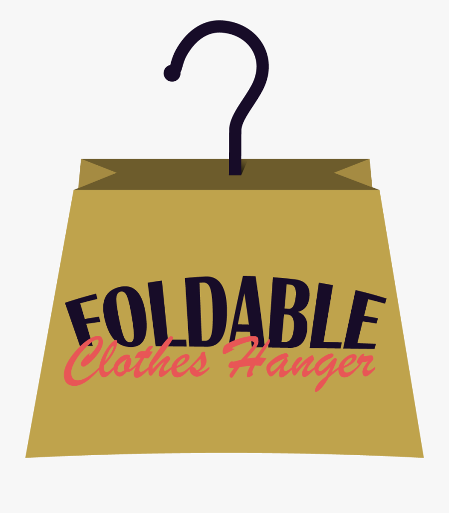 Foldable Clothes Hanger, Transparent Clipart
