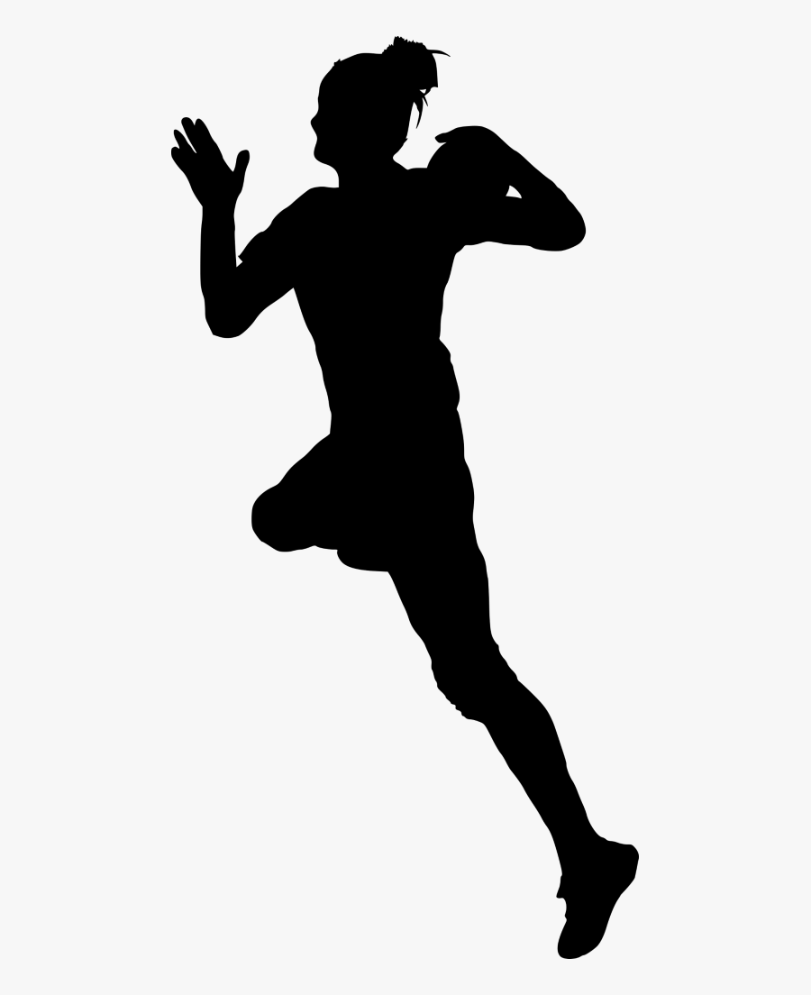 Silhouette Handball, Transparent Clipart