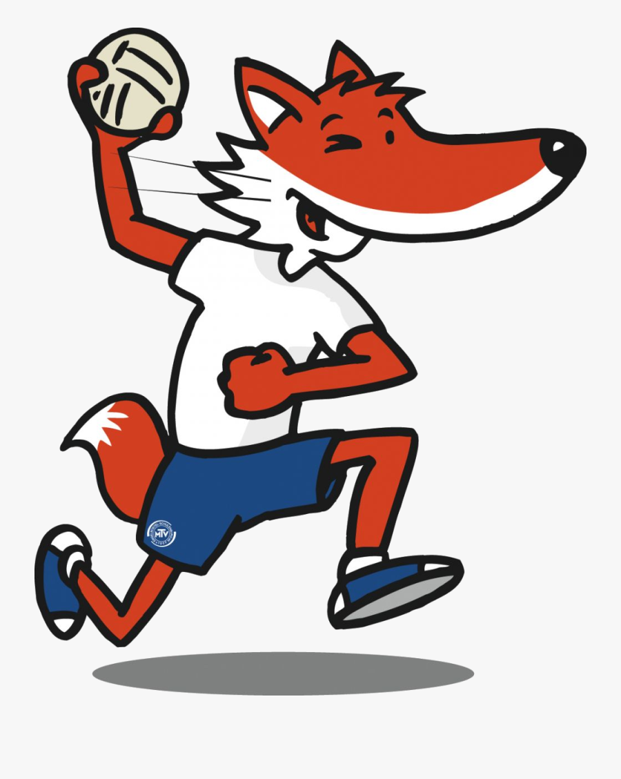 Cartoon Handball Player Free, Transparent Clipart