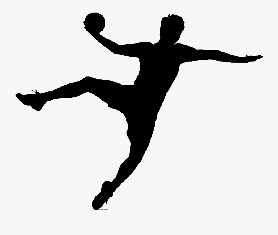 Handball Player Sport Silhouette Photography - Handball Player Silhouette Png, Transparent Clipart