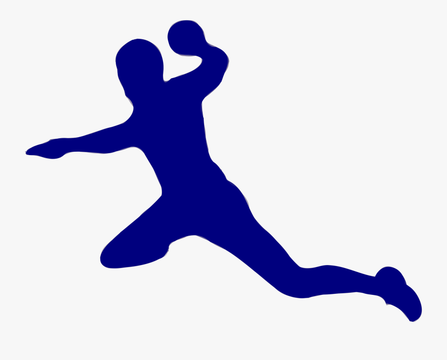 Silhouette Handball 07 Clip Arts - Jogador De Handebol Png, Transparent Clipart