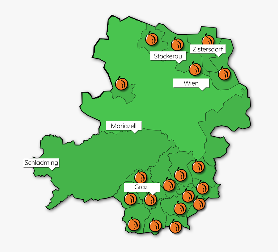 Map Of The Pumpkin Production Areas - Illustration , Free Transparent ...
