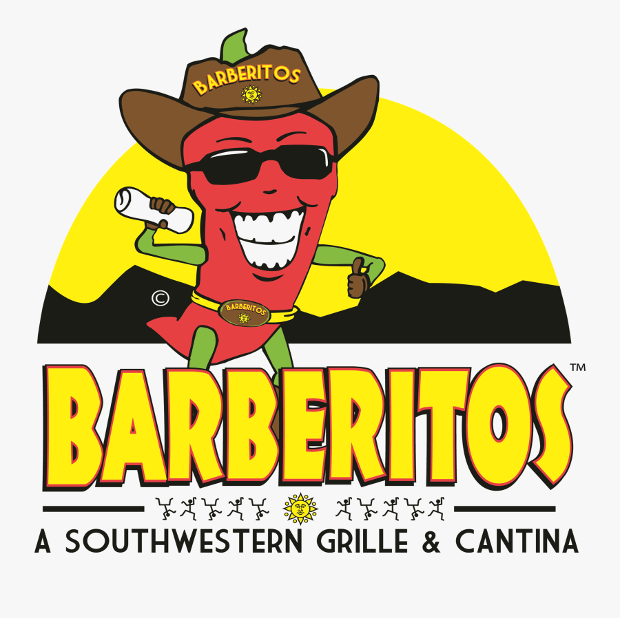 Barberitos A Southwestern Grille - Barberitos Logo, Transparent Clipart