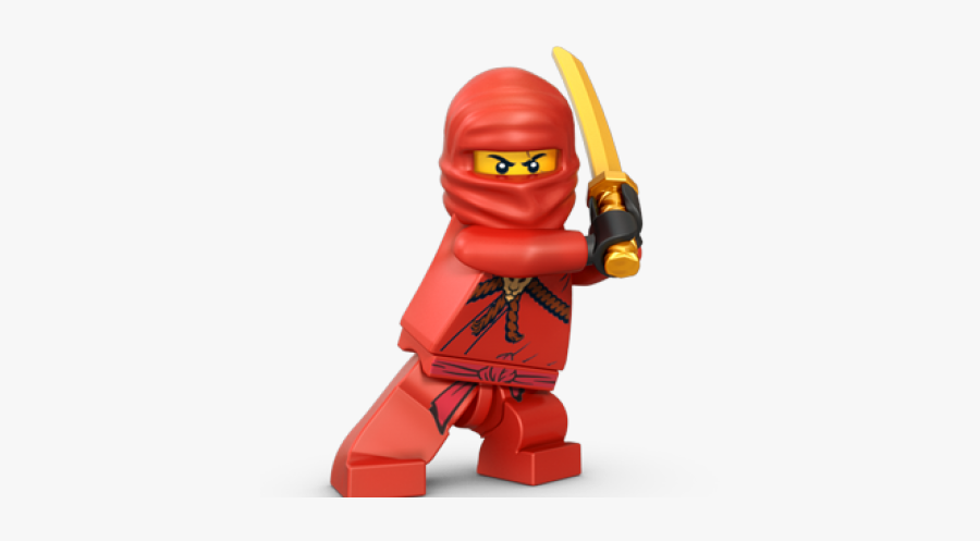 Lego Ninjago Cliparts - Red Ninjago, Transparent Clipart