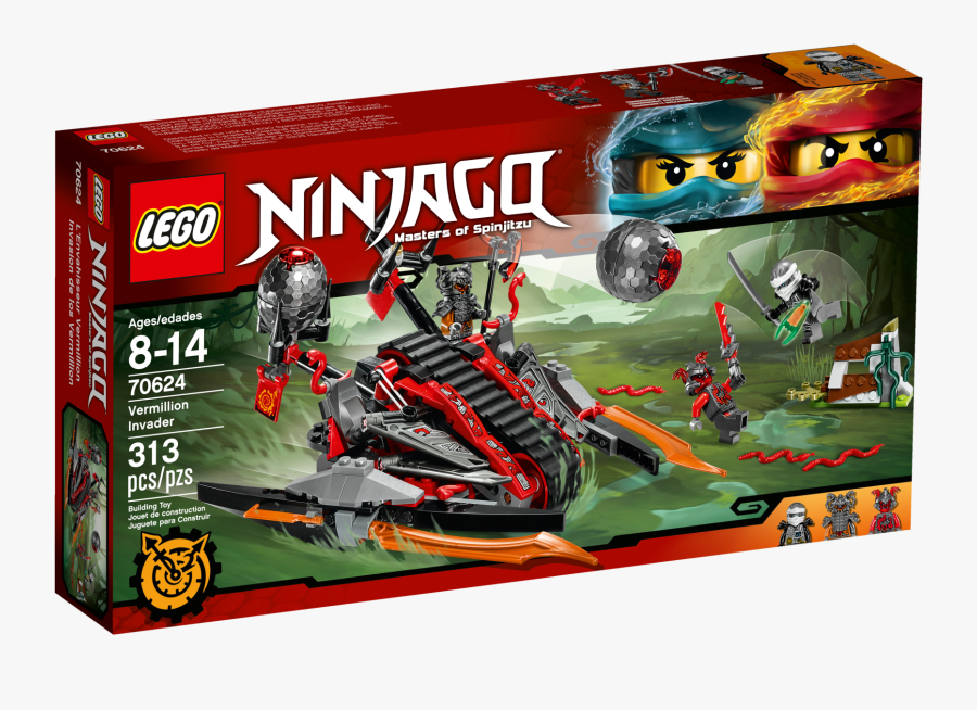 Clip Art Pea De Lego - Lego Ninjago Vermillion Sets, Transparent Clipart
