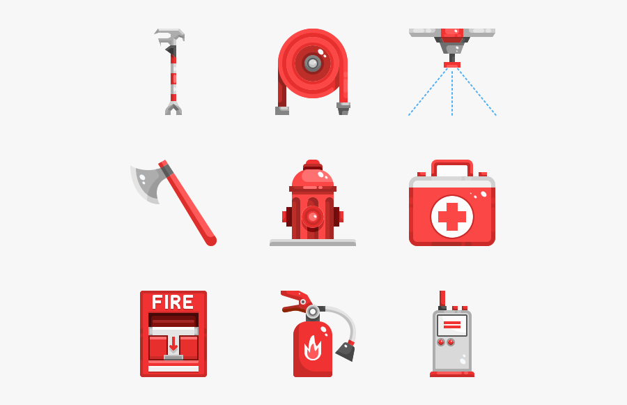 Fire Fighter - Firefighter Icons, Transparent Clipart