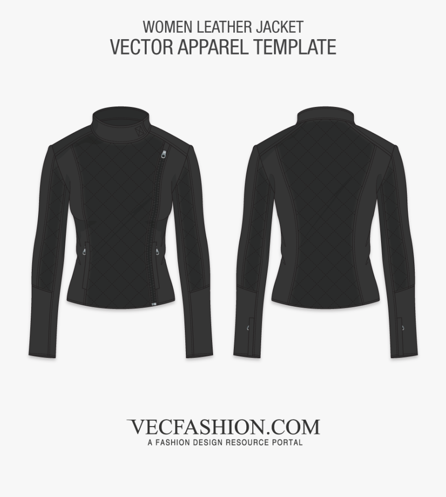 Fashion Flats Png - Leather Jacket, Transparent Clipart